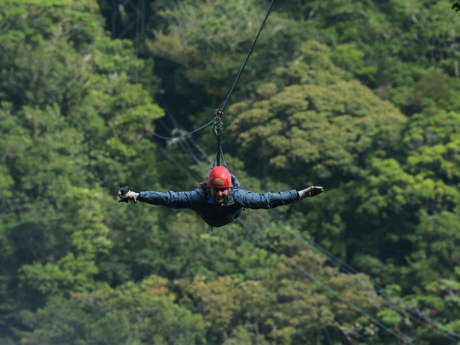 Foto medewerker Annelou, Costa Rica, zipline