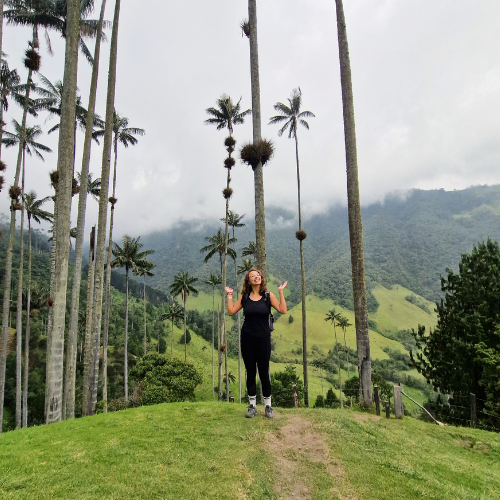Uitgelichte foto medewerker, Lisa in Colombia