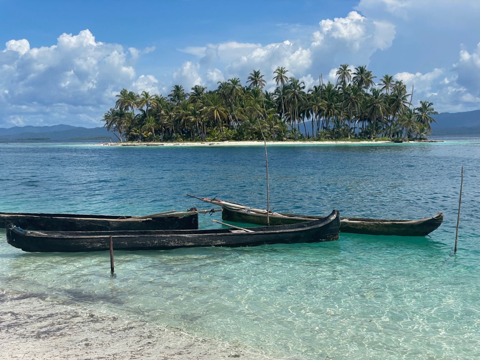 Foto medewerker Annelou, Panama, zee met boten