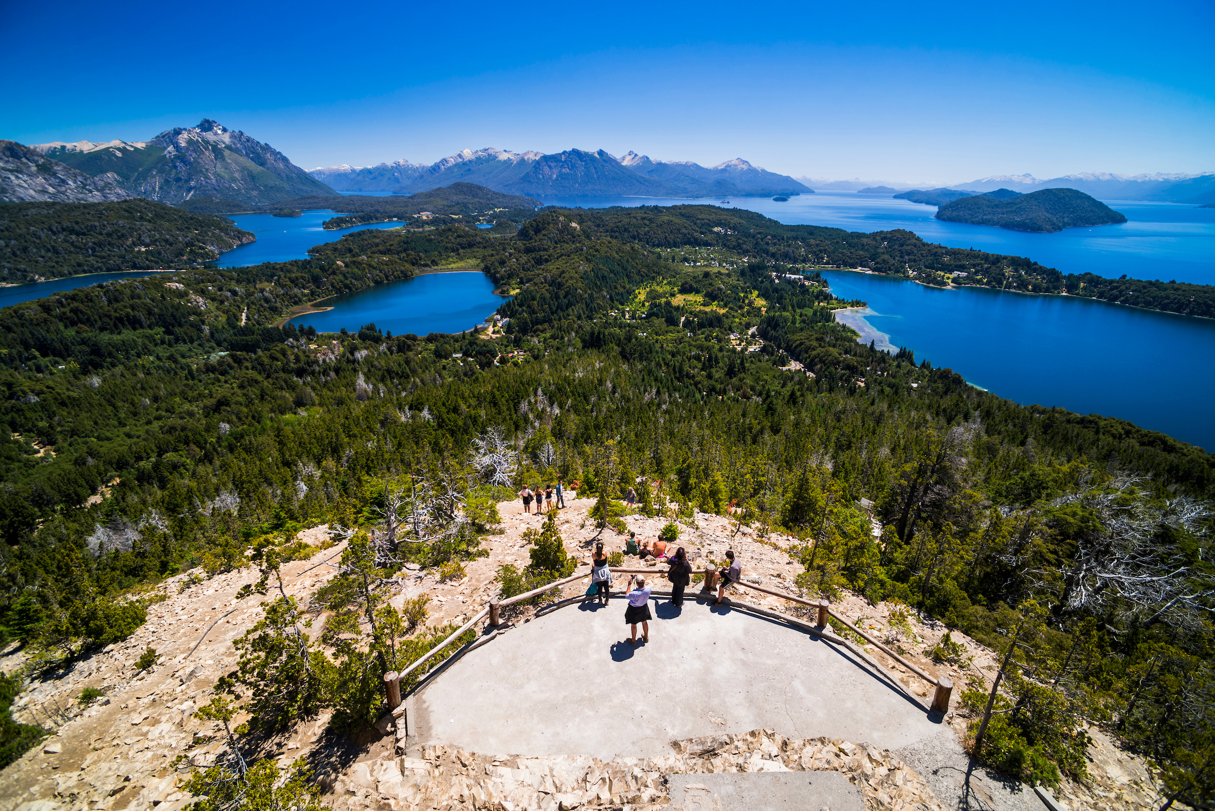 rondreis Argentinië, San Carlos de Bariloche, uitzicht Cerro Campanario