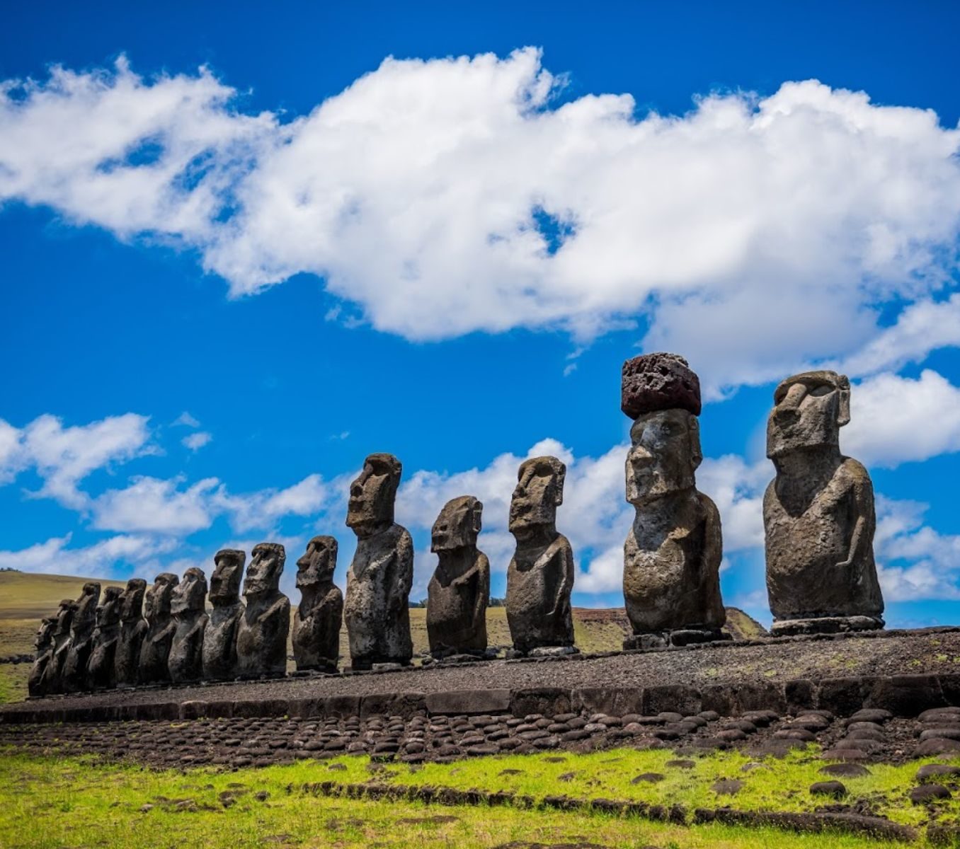 Rondreis Chili Paaseiland Overzichtsfoto Rondreis Chili Paaseiland Moai