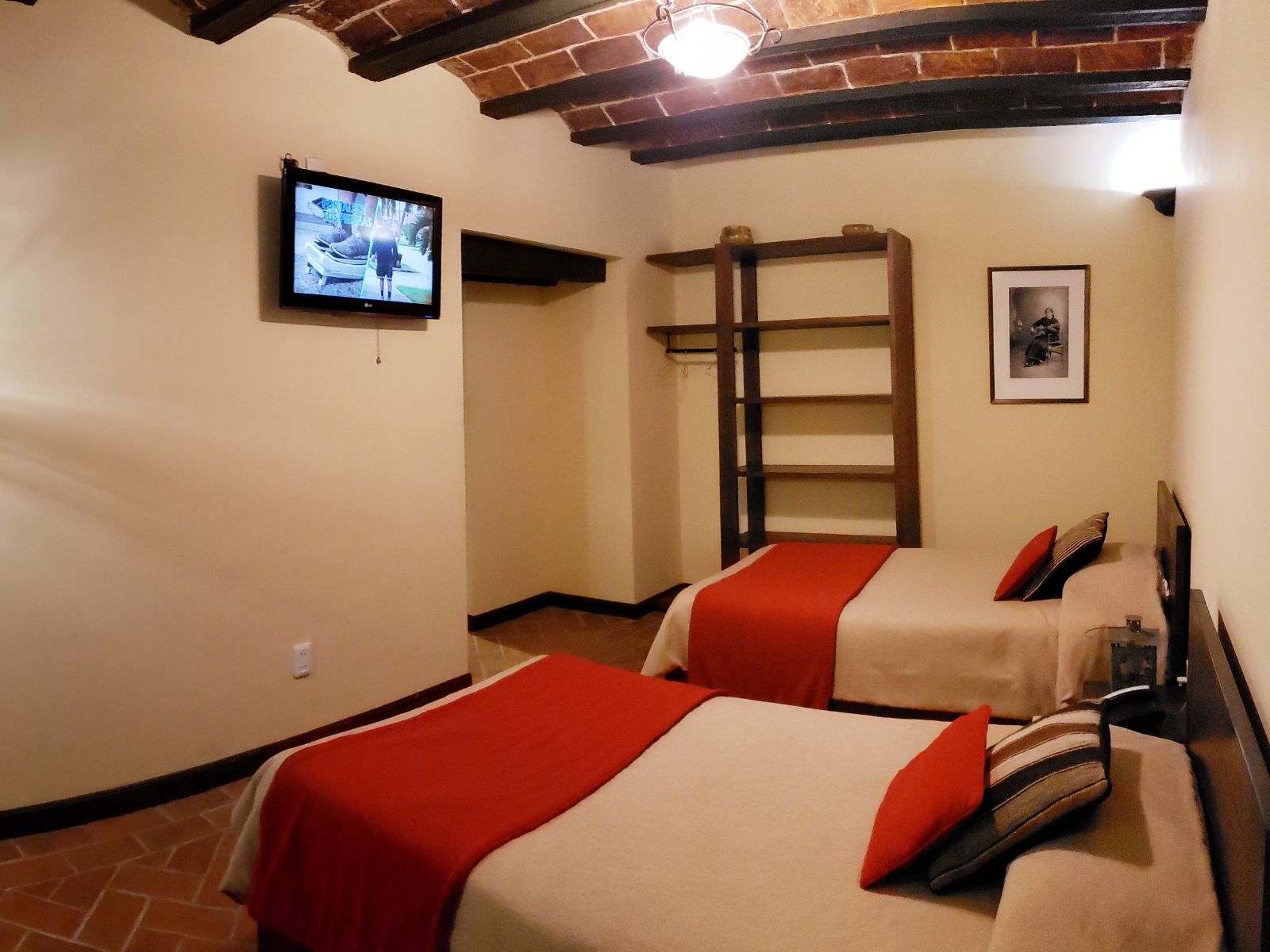 Rondreis Bolivia, La Paz, Hostal Naira twin