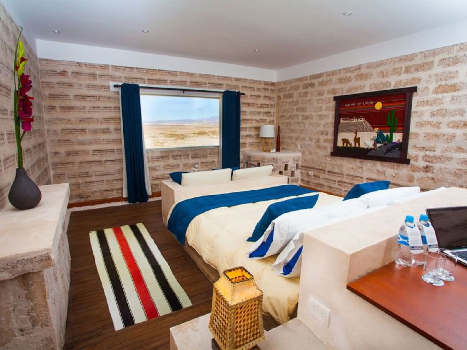 Rondreis Bolivia, Uyuni, Luna Salada slaapkamer 1