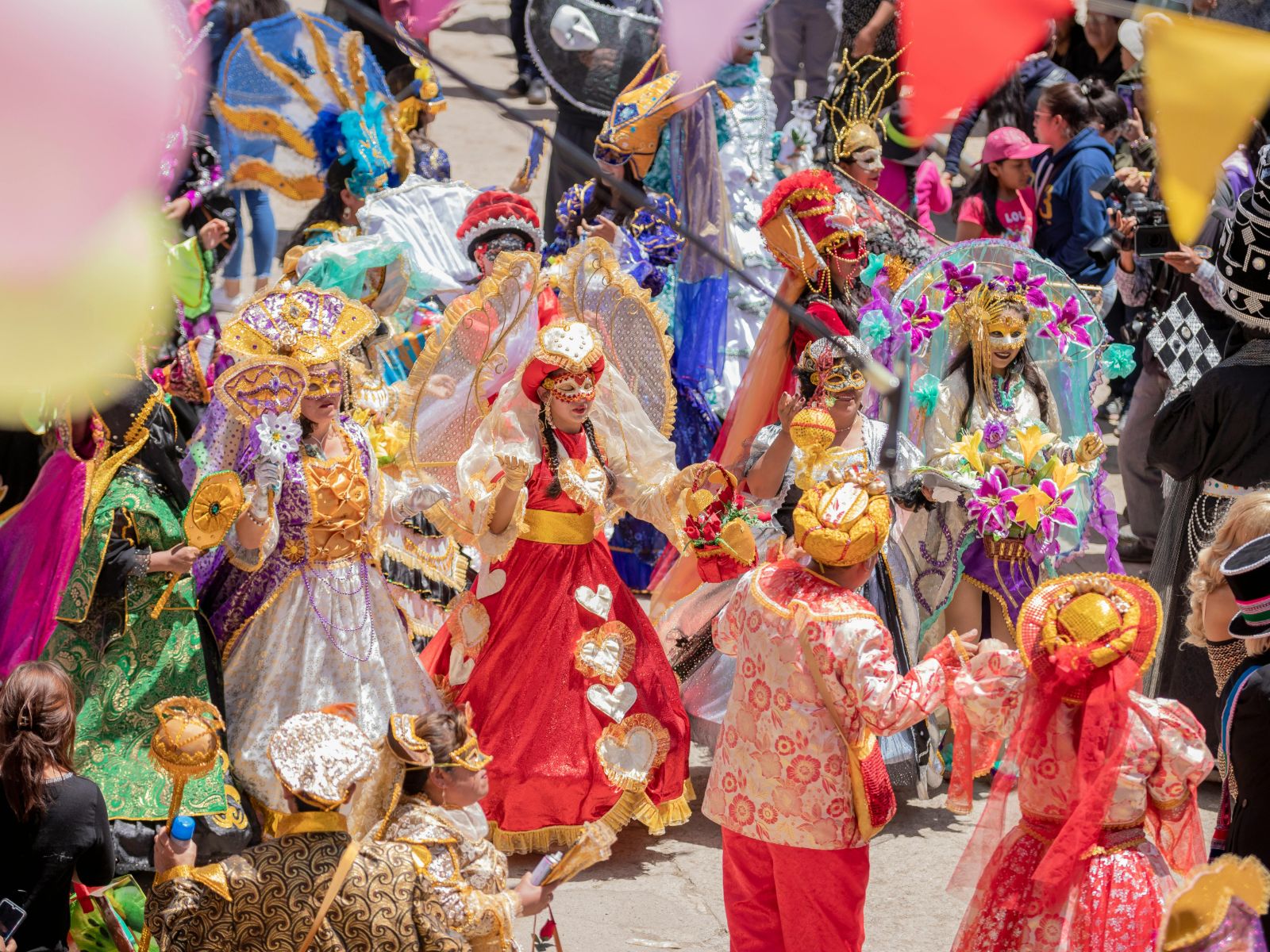 Rondreis Bolivia, feest op de straat