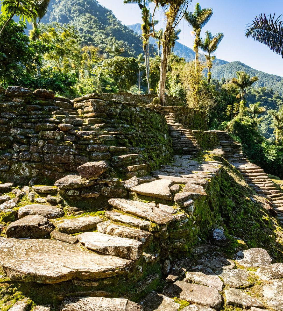 Rondreis Colombia, Ciudad Perdida, pad omhoog