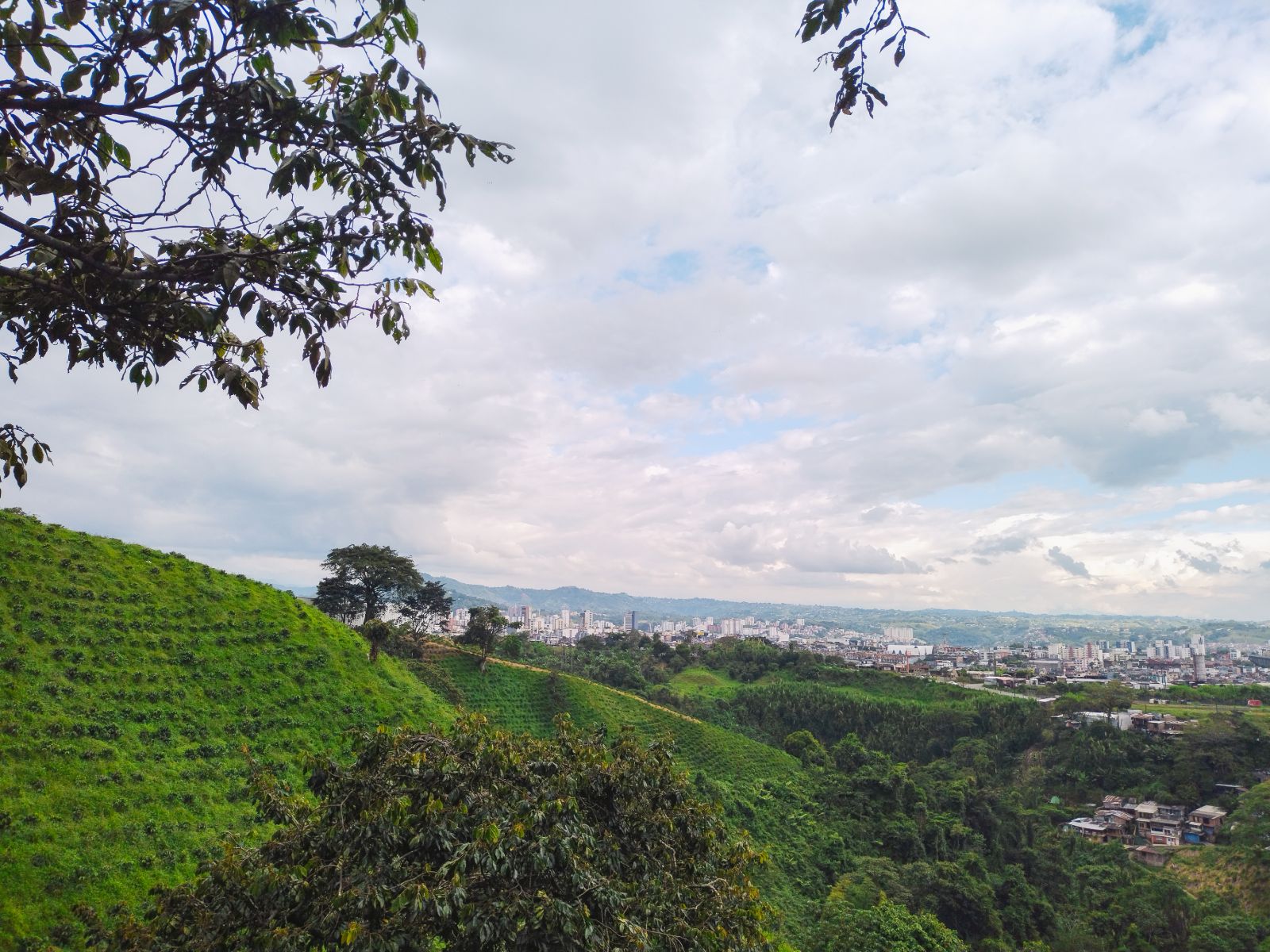 Rondreis Colombia, Pereira, uitzicht op de stad