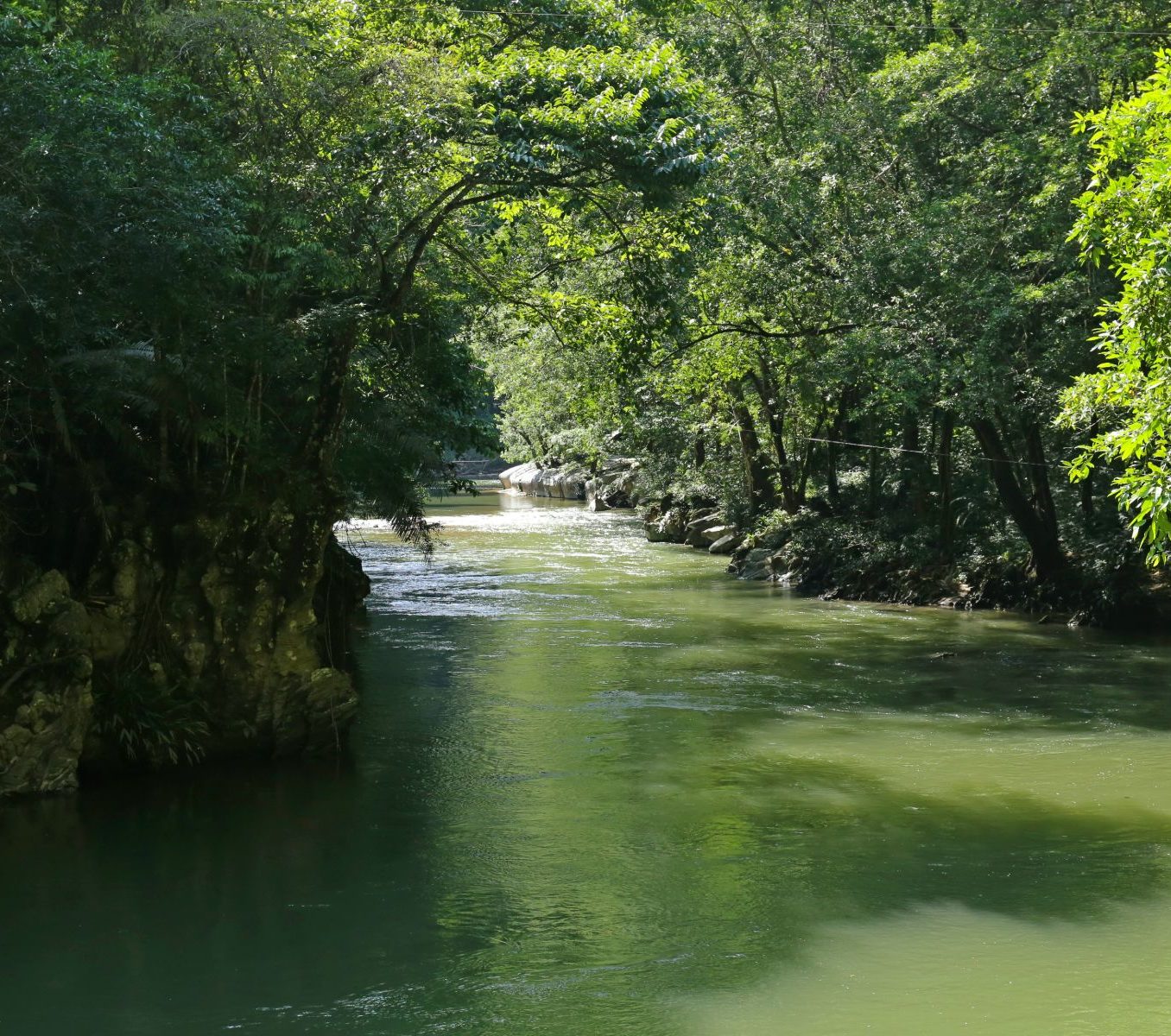 Rondreis Colombia, Río Claro, rivier