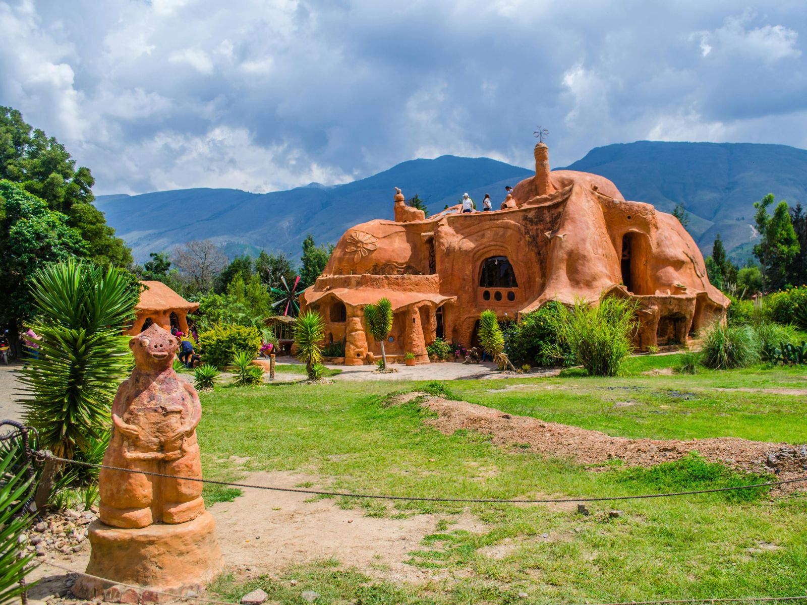 Rondreis Colombia, Villa de Leyva casa terracota