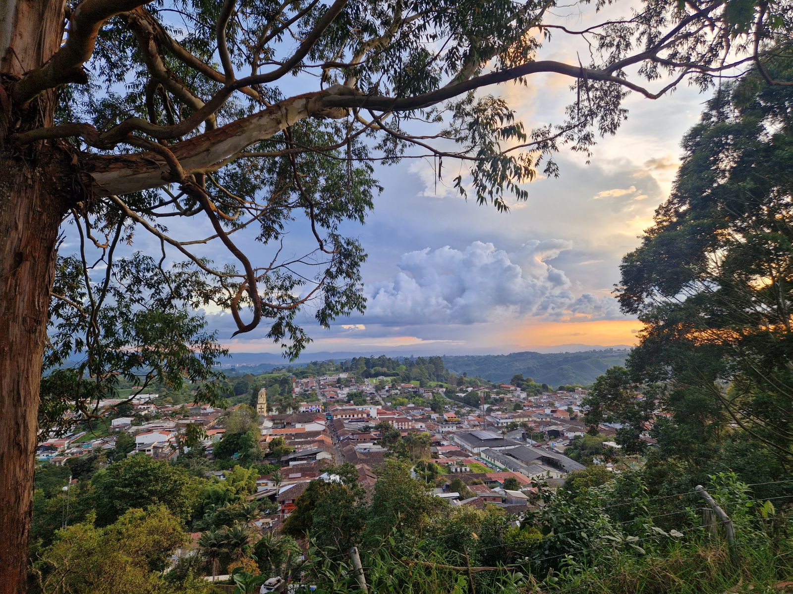 Rondreis Colombia, koffieregio, uitzicht op Salento