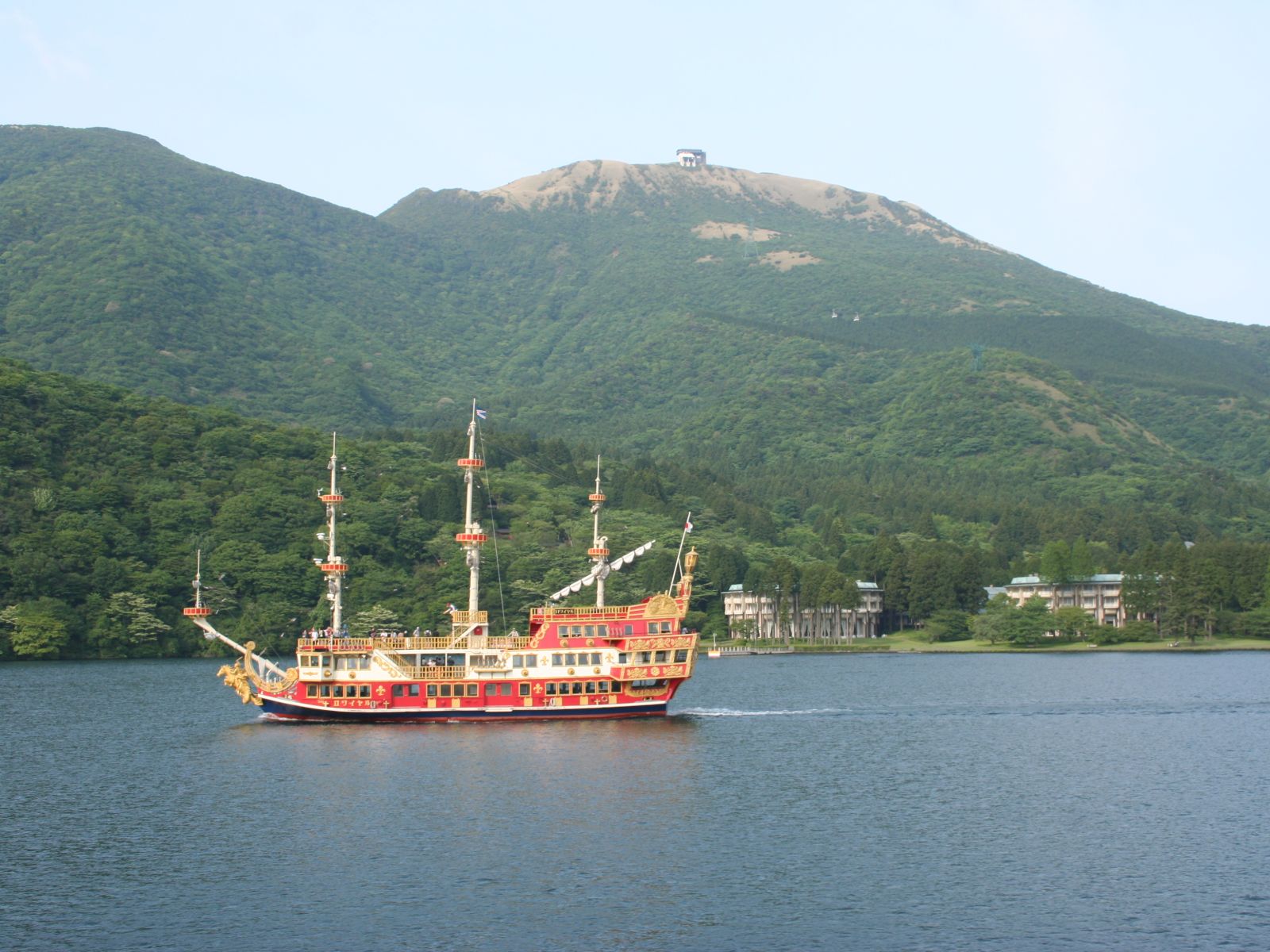 Rondreis Japan, Hakone, Piratenboot