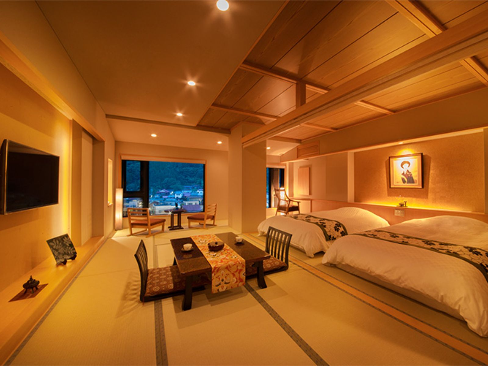 Rondreis Japan, Kiso-Hukushima, Yama Mizuki Urara Tsutaya, japanse suite