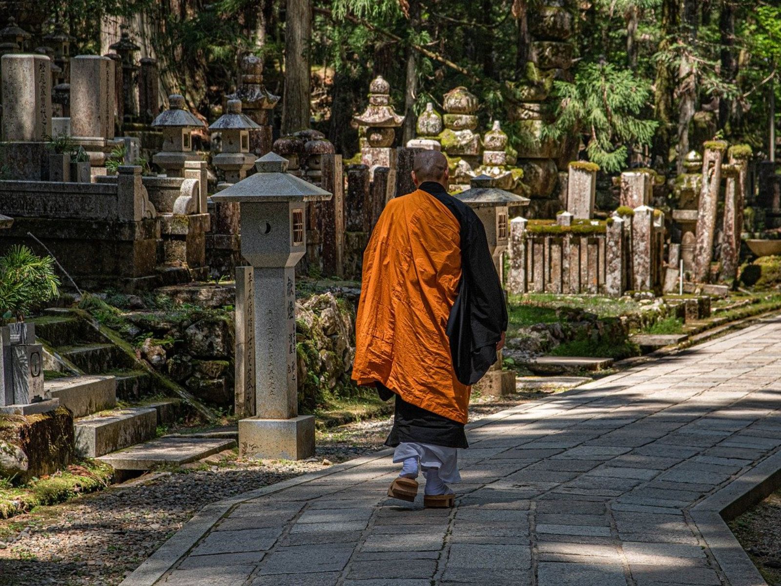 Rondreis Japan, Koyasan Monnik