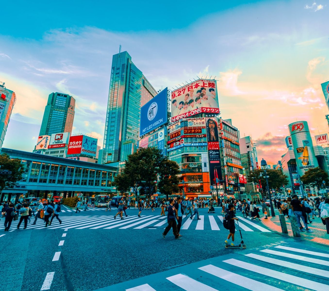 Rondreis Japan, Tokyo Shibuya Scramble Crossing