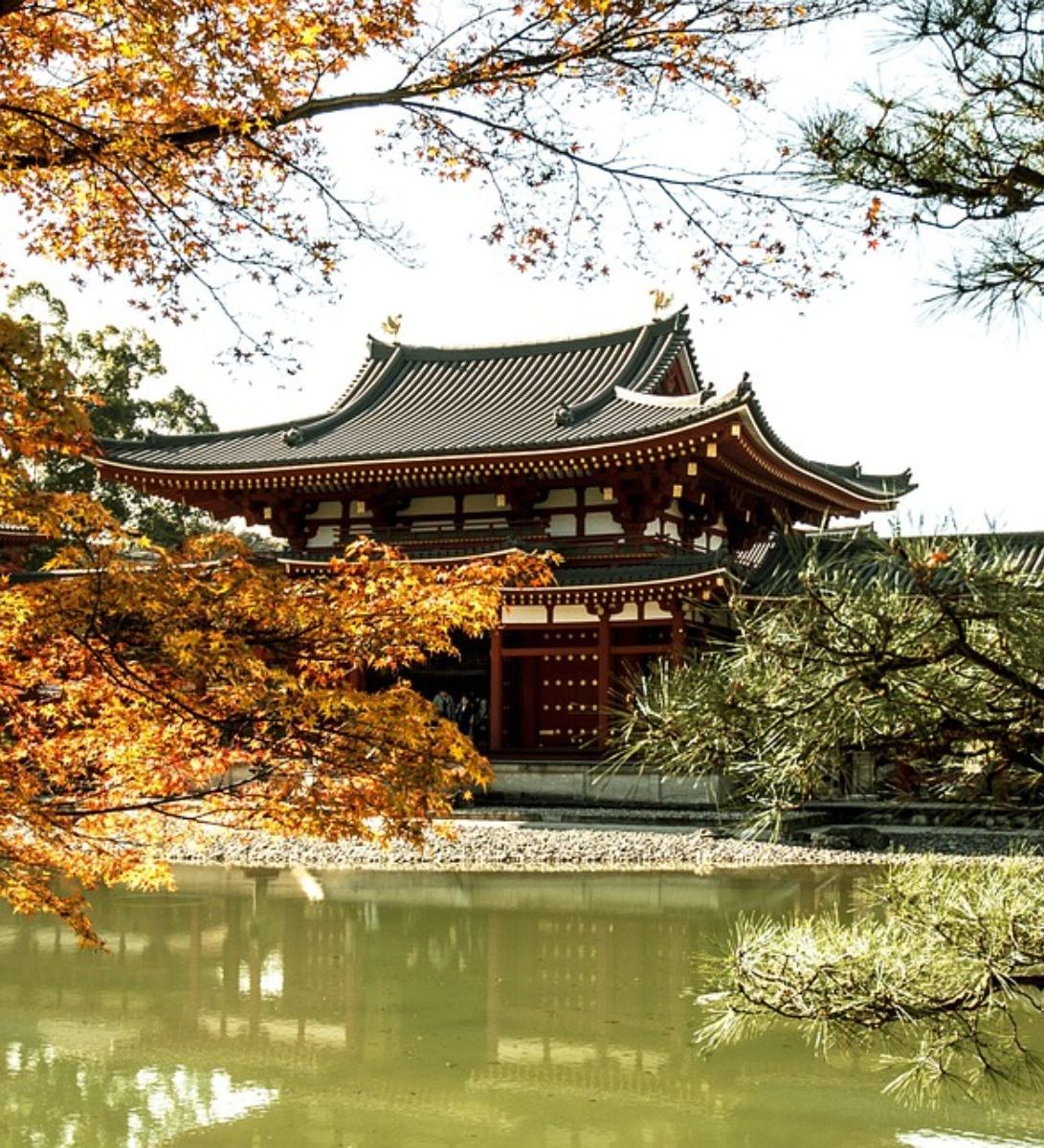 Rondreis Japan, Uji, Byodoin Tempel zijaanzicht