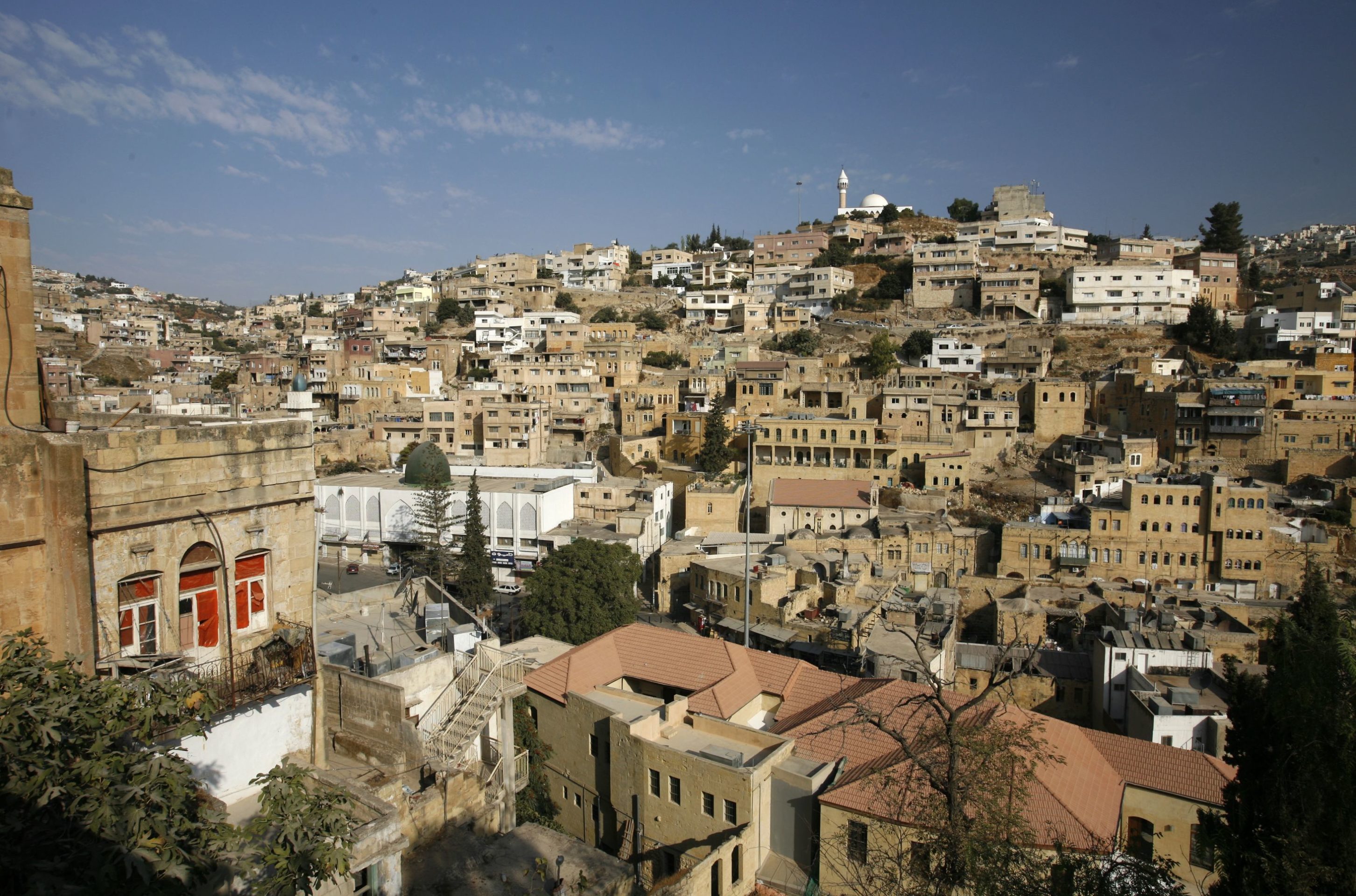 Rondreis Jordanië, Salt, bovenaanzicht