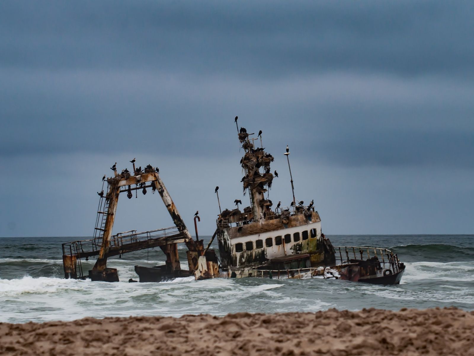 Rondreis Namibië, Skeleton Coast, scheepswrak