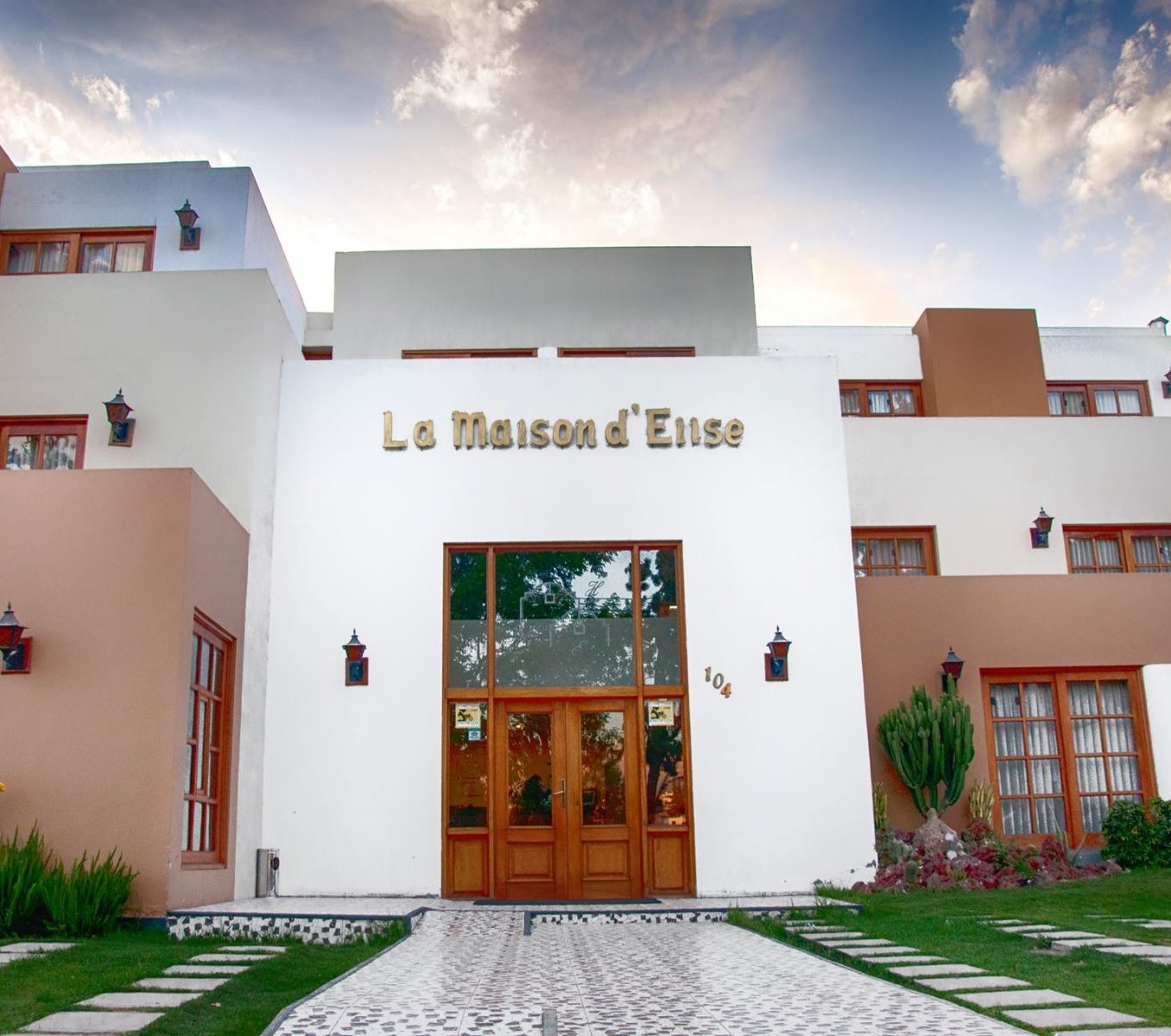 Rondreis Peru, Arequipa, La Maison de Elise buitenkant