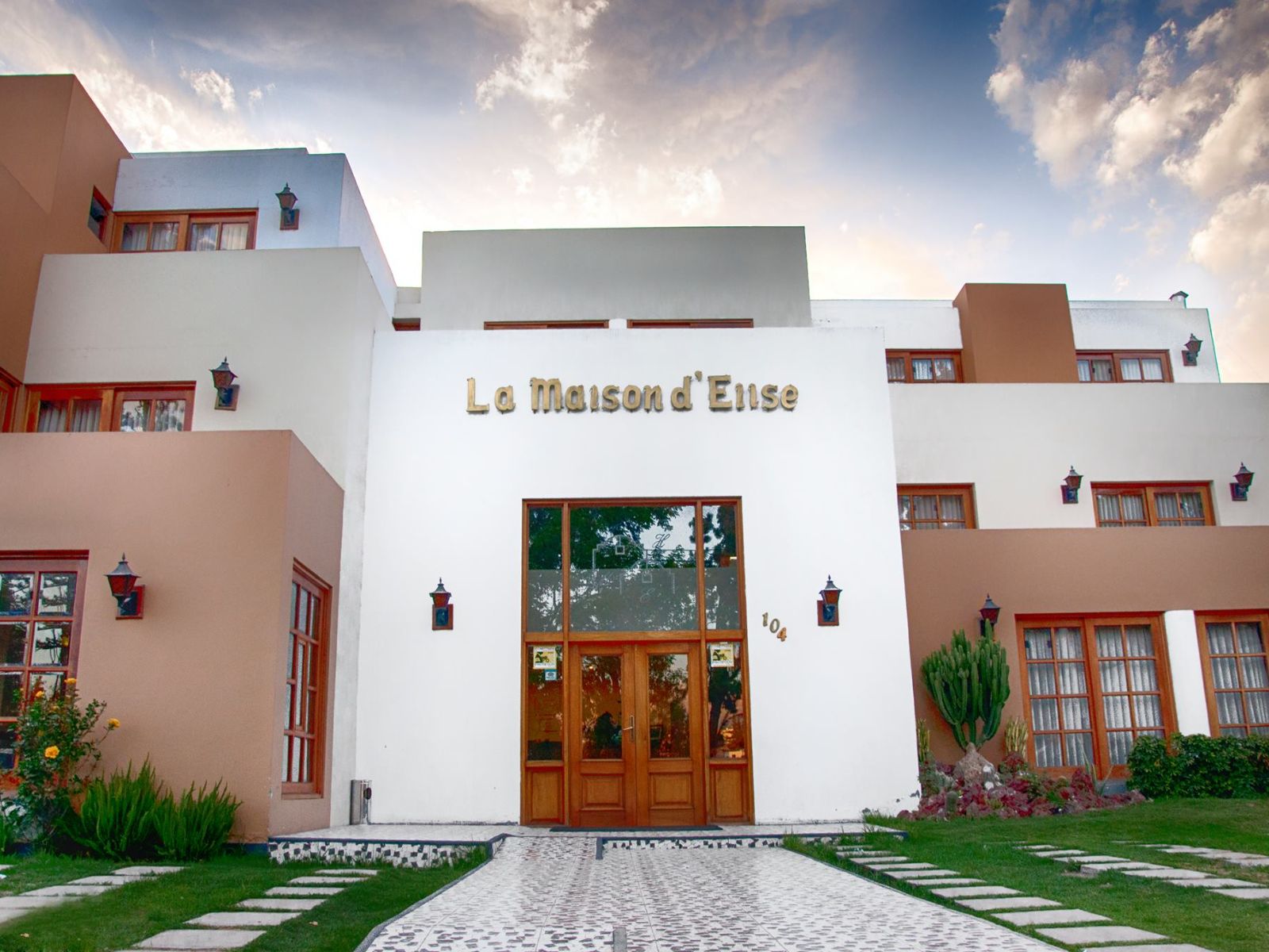 Rondreis Peru, Arequipa, La Maison de Elise buitenkant