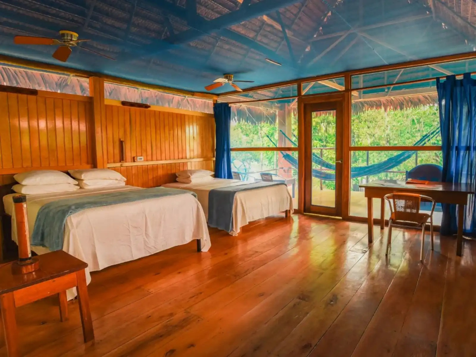 Rondreis Peru, Iquitos, Mayuba Amazon Lodge - vierpersoonskamer