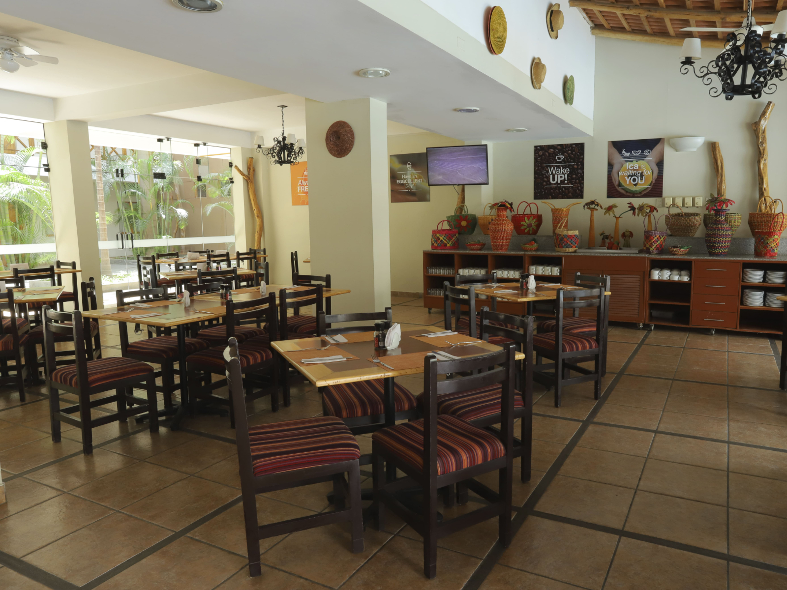 Rondreis Peru, Nazca, Casa Andina - eetruimte