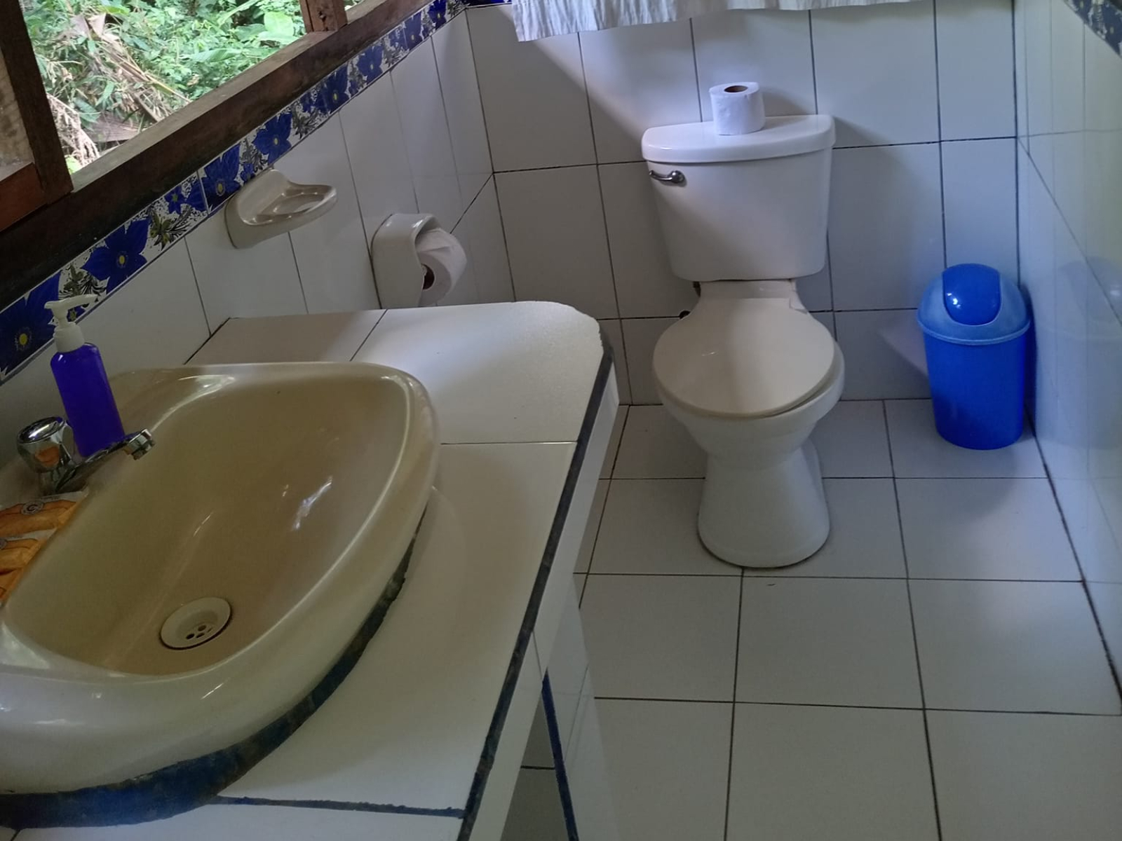Rondreis Peru, Puerto Maldonado, Inotawa Lodge - badkamer 2