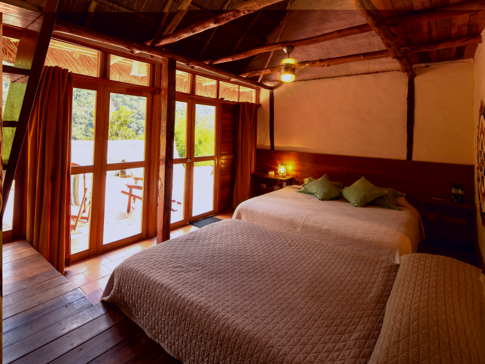 Rondreis Peru, Tarapoto, Pumarinri Amazon Lodge - vierpersoonskamer