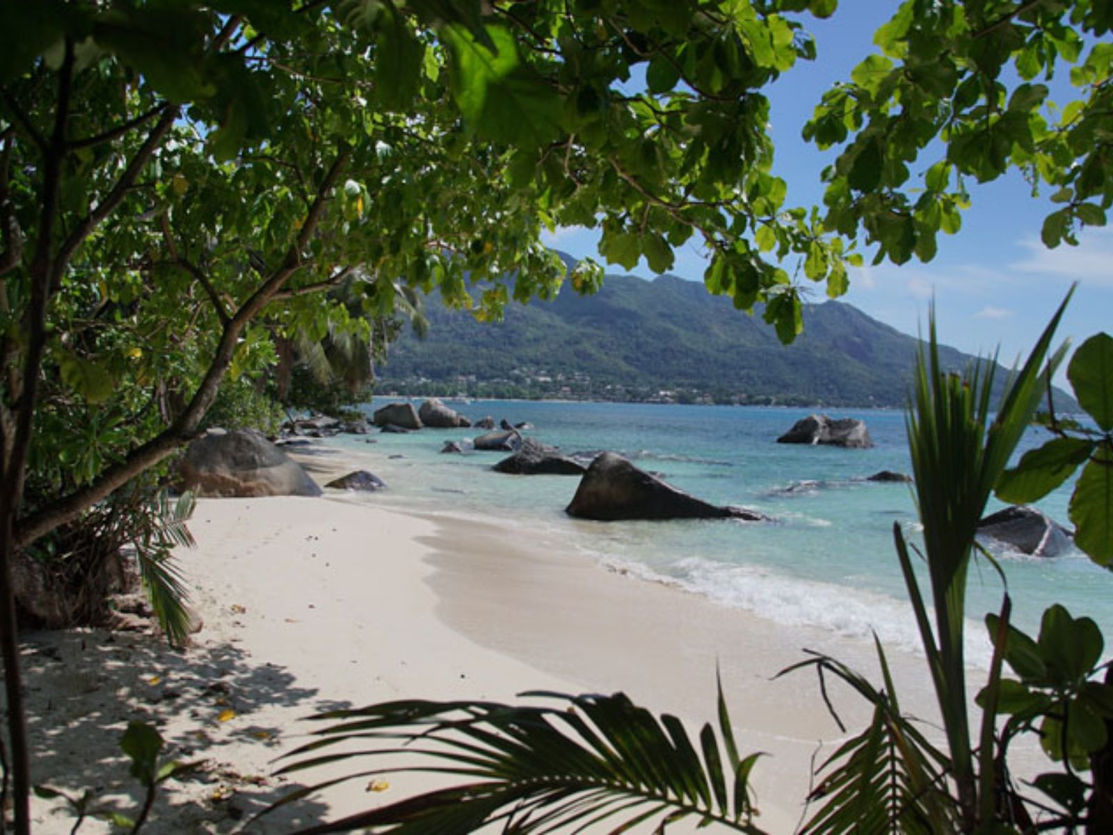 Rondreis Seychellen, Mahé, strand