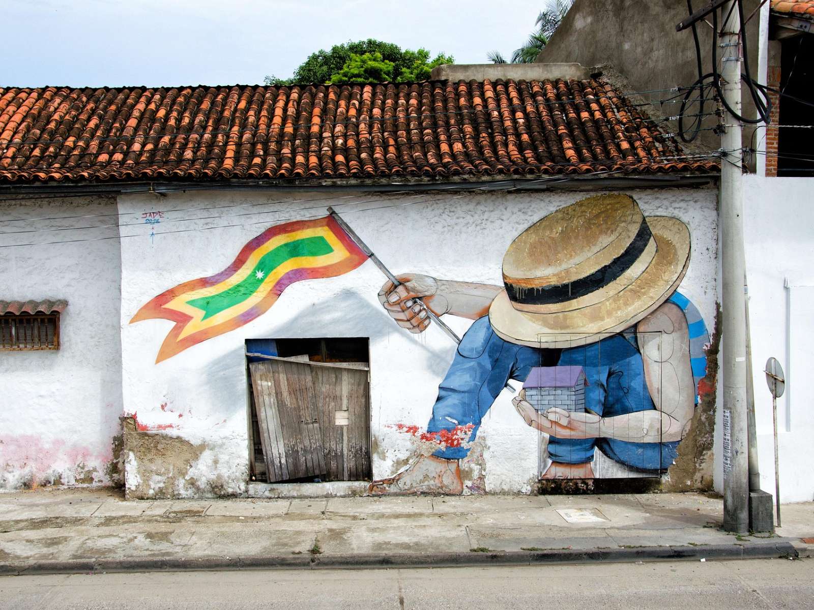 rondreis colombia cartagena straatart