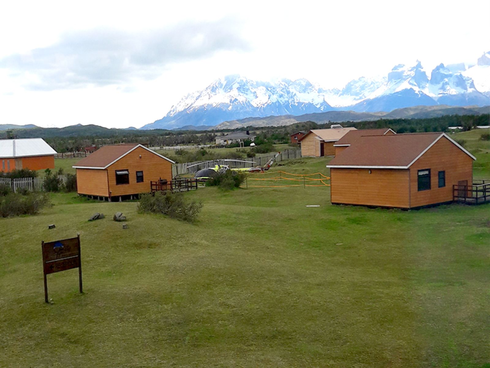 rondreis chili, Torres del Paine, Cabana Tyndall uitzicht