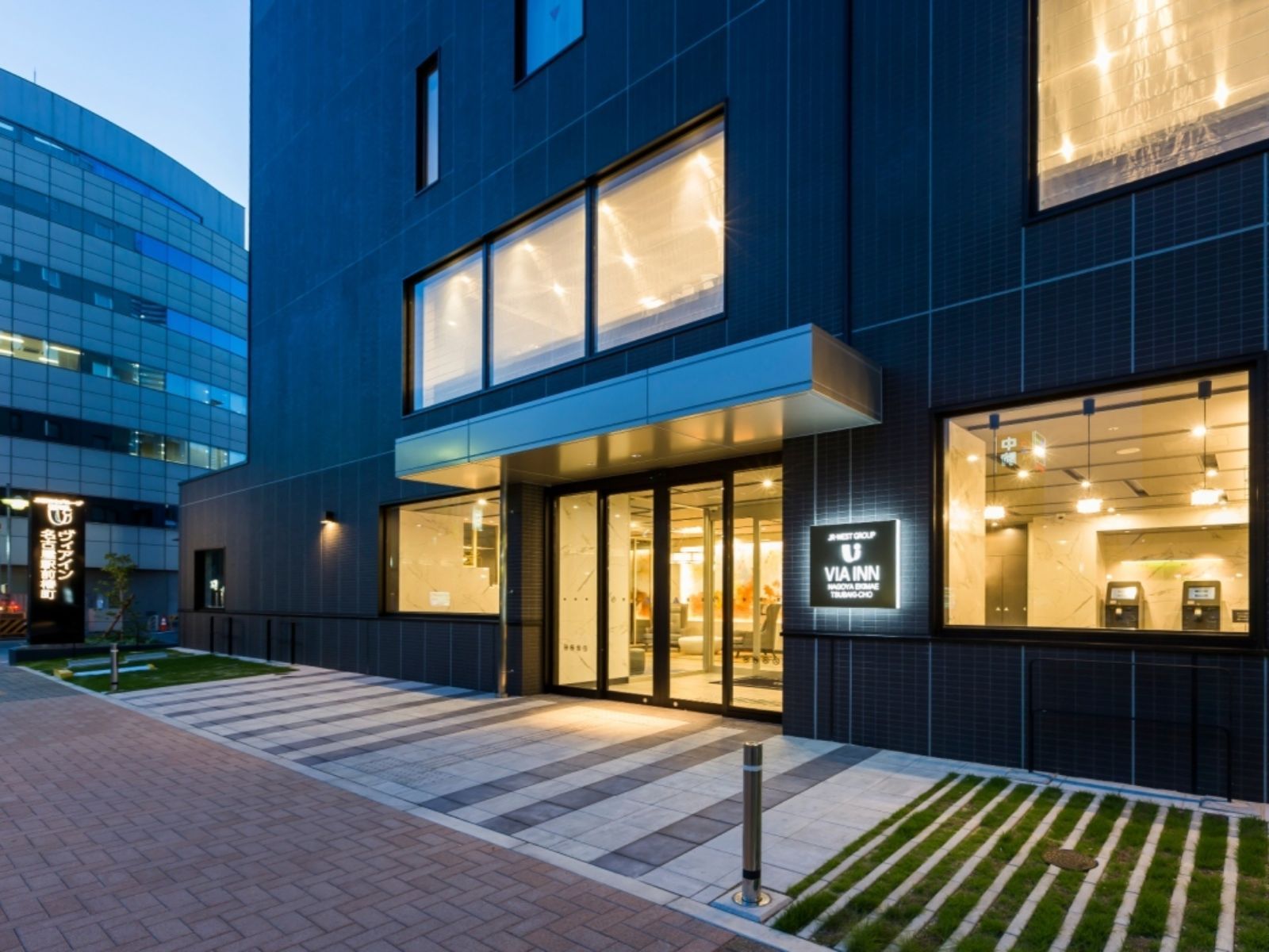 rondreis japan, nagoya, via inn nagoya ekimae tsubakicho buitenaanzicht
