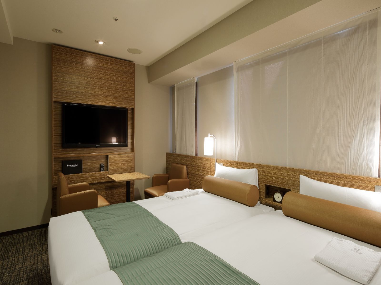 rondreis japan, nagoya, via inn nagoya ekimae tsubakicho slaapkamer 2