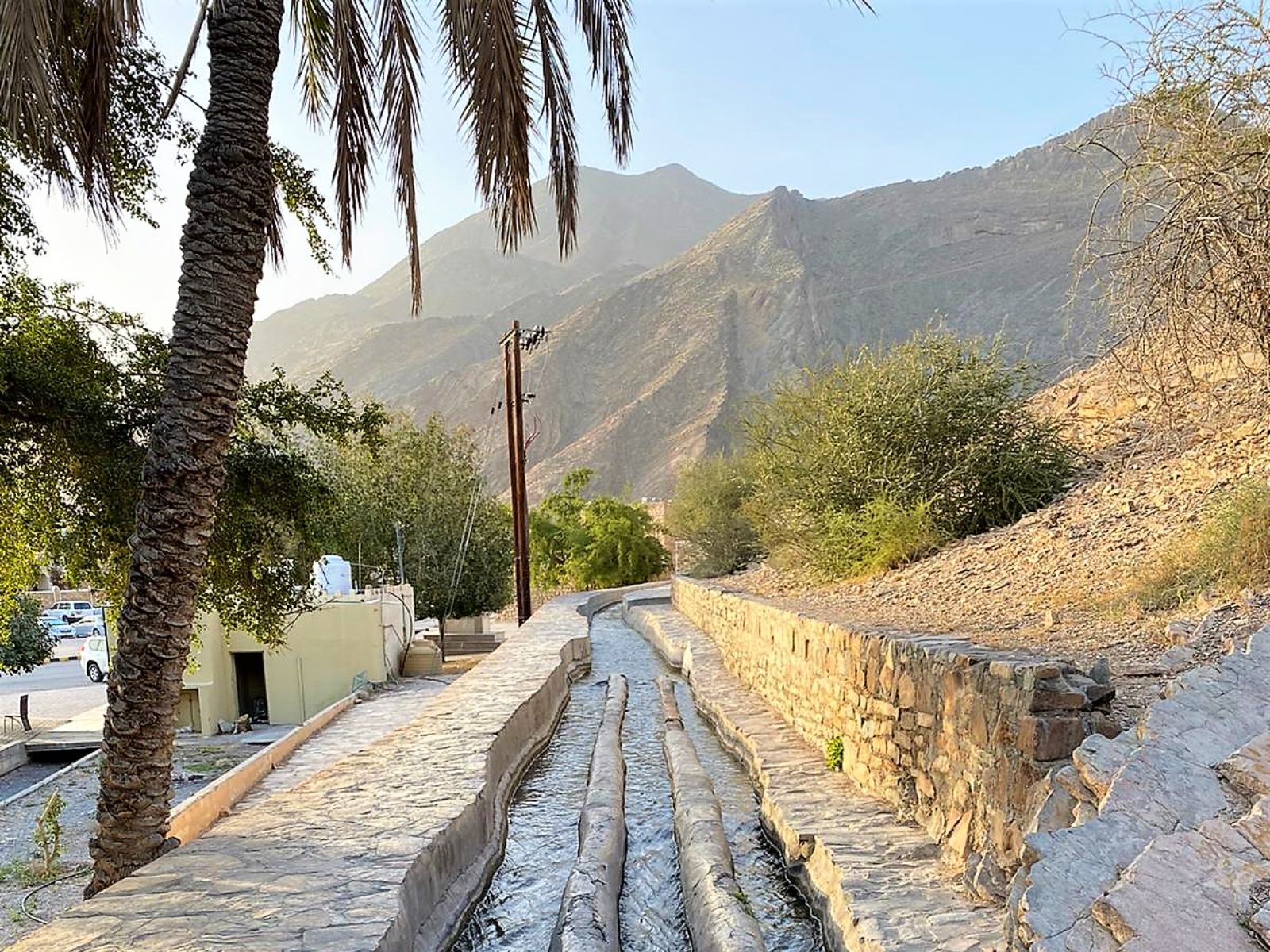 rondreis oman, misfah al abreyeen Falaj Aflaj Irrigation Systems aquaduct