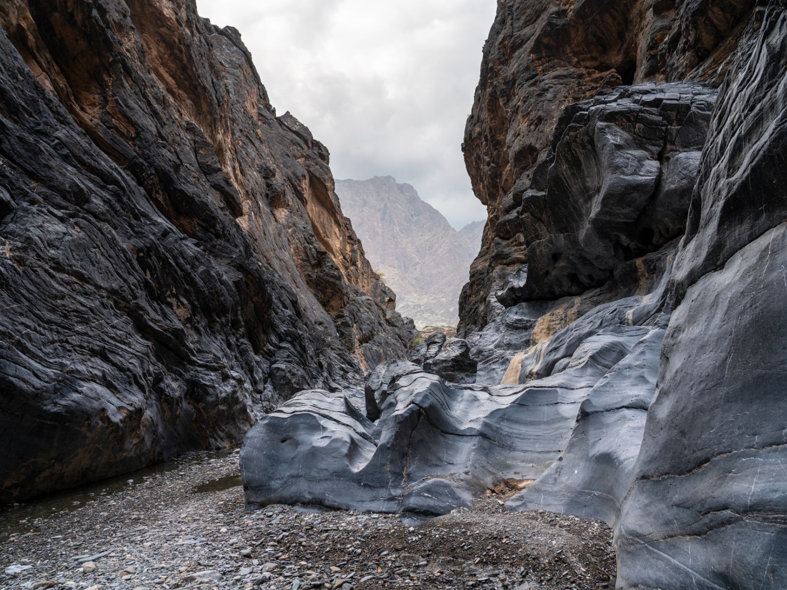rondreis oman, wadi bani awf Snake Canyon