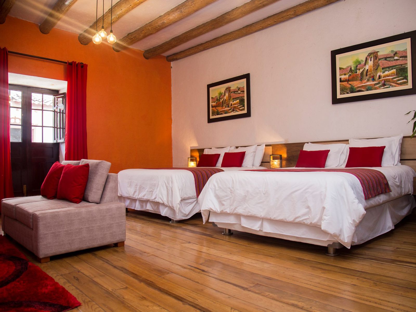rondreis peru, chachapoyas, la casona monsante vierperoonskamer