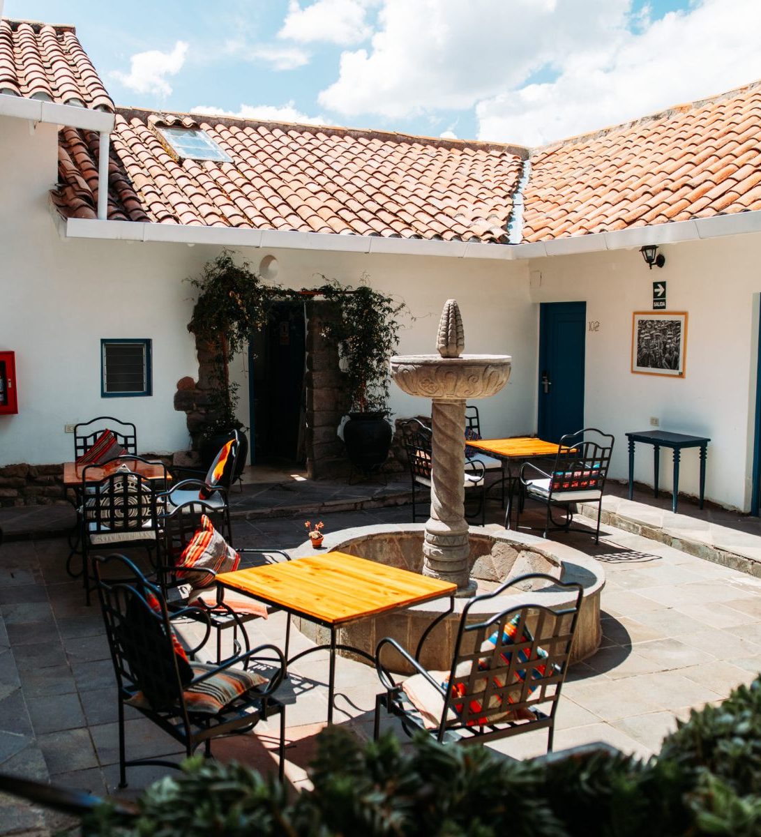 rondreis peru, cusco, tariq boutique hotel Buiten