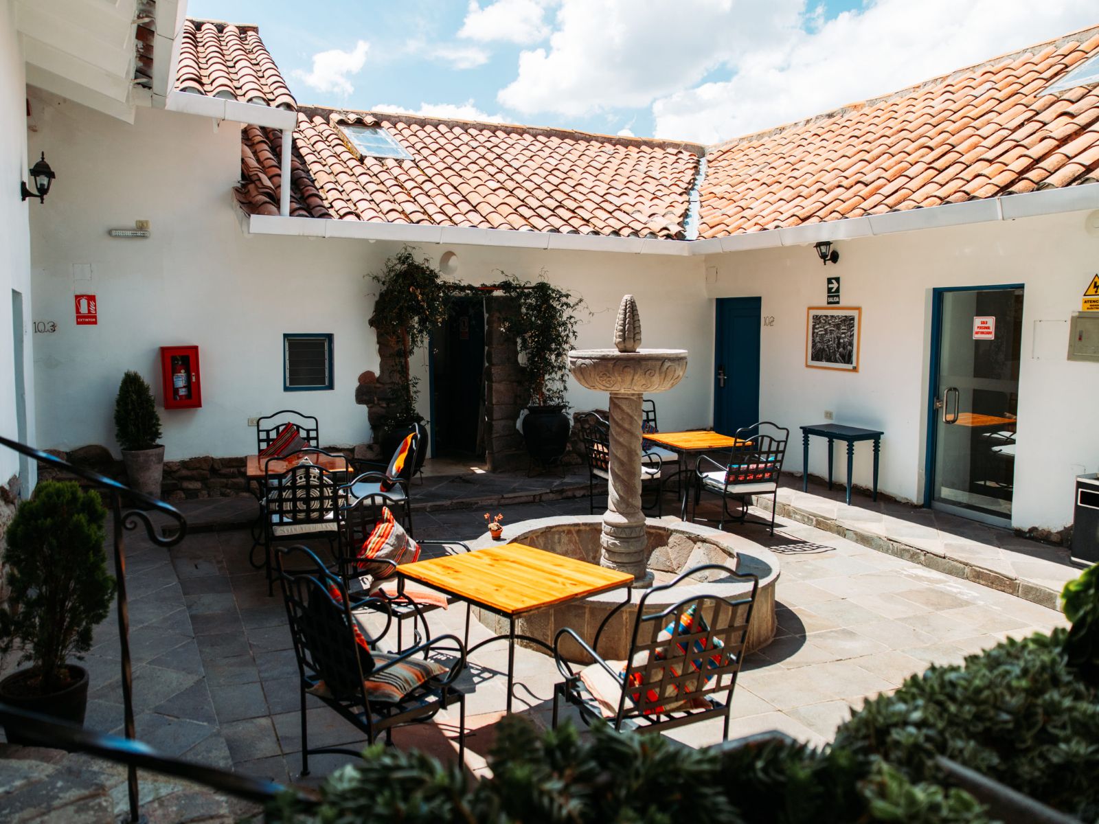 rondreis peru, cusco, tariq boutique hotel Buiten