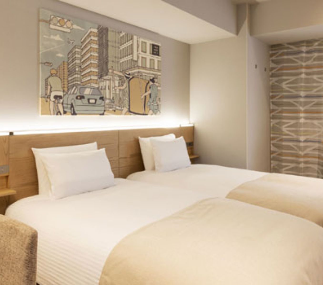 Rondreis Japan, Tokyo, Remm Tokyo Kyobashi, Slaapkamer 1