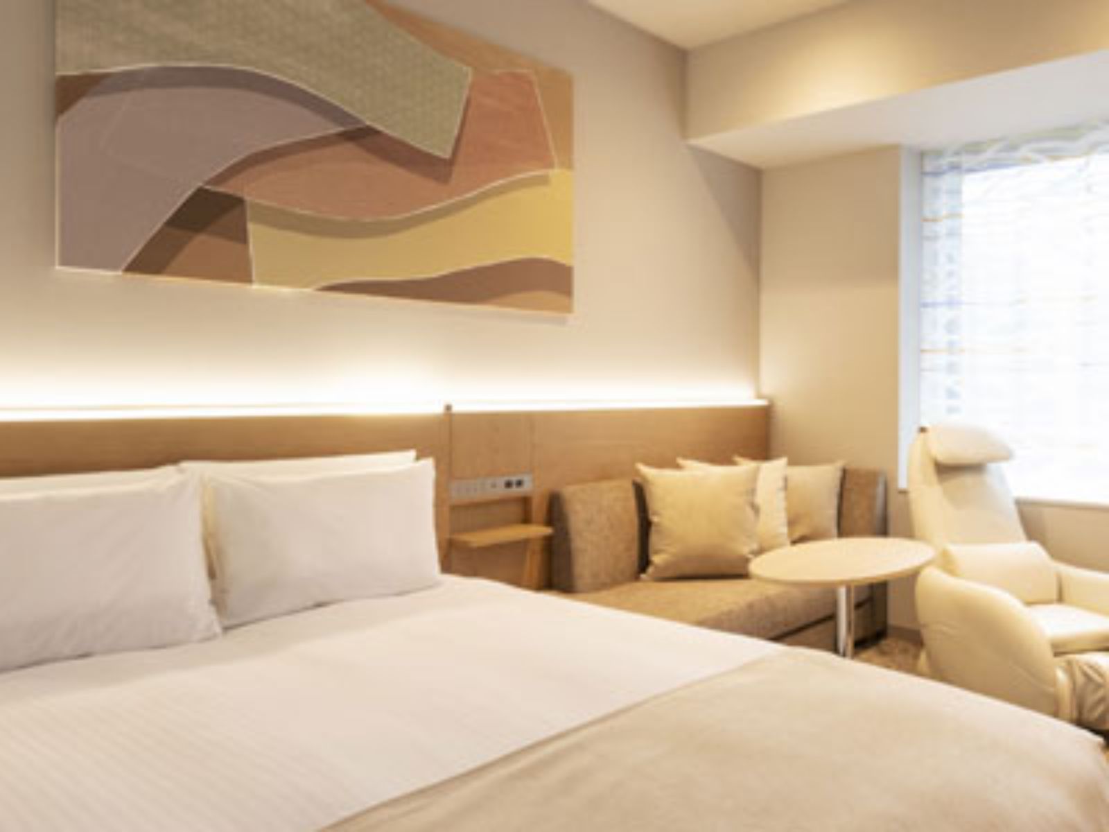 Rondreis Japan, Tokyo, Remm Tokyo Kyobashi, slaapkamer 2
