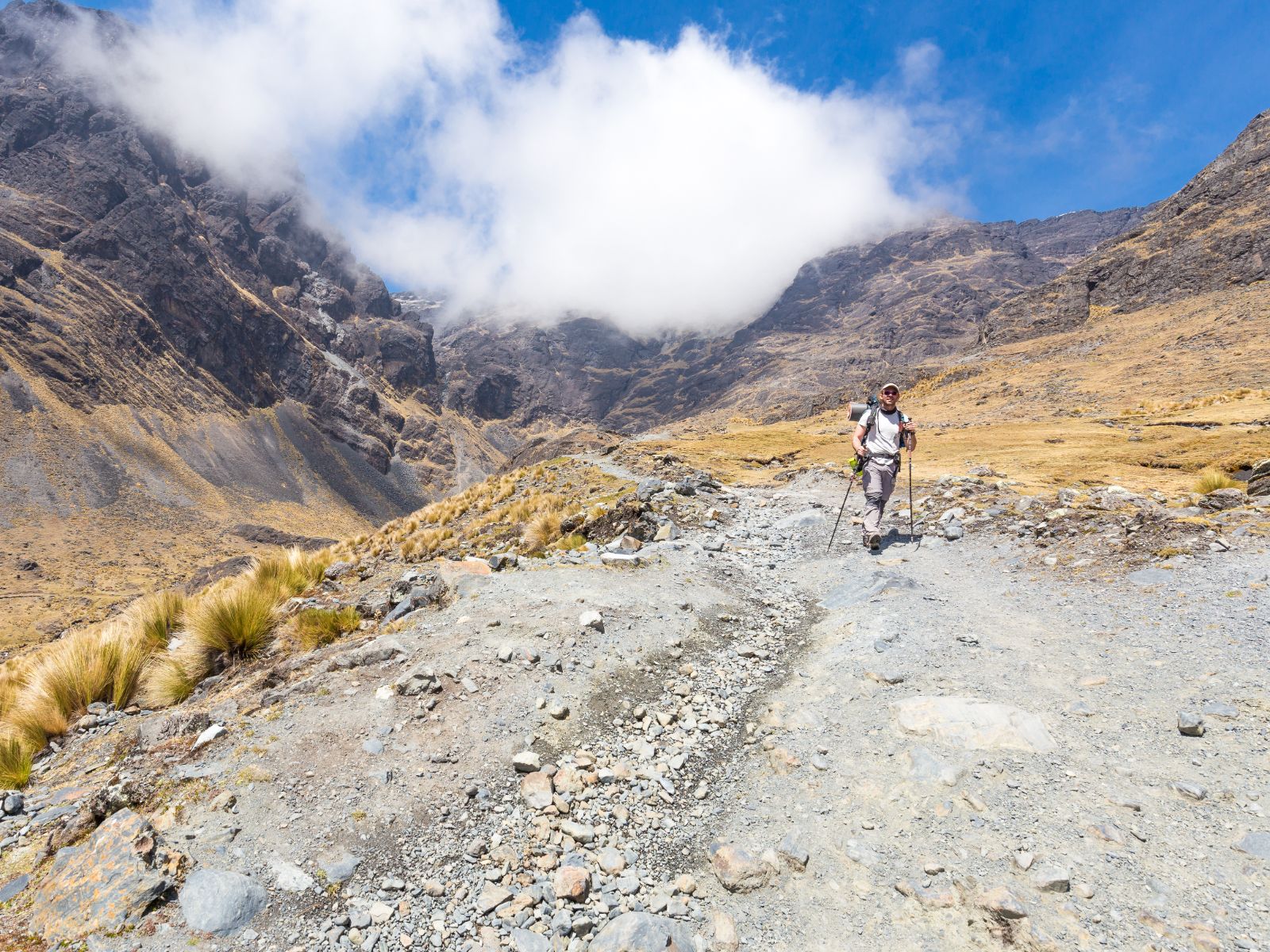 Rondreis Bolivia, El Camino del Choro, wandelaar