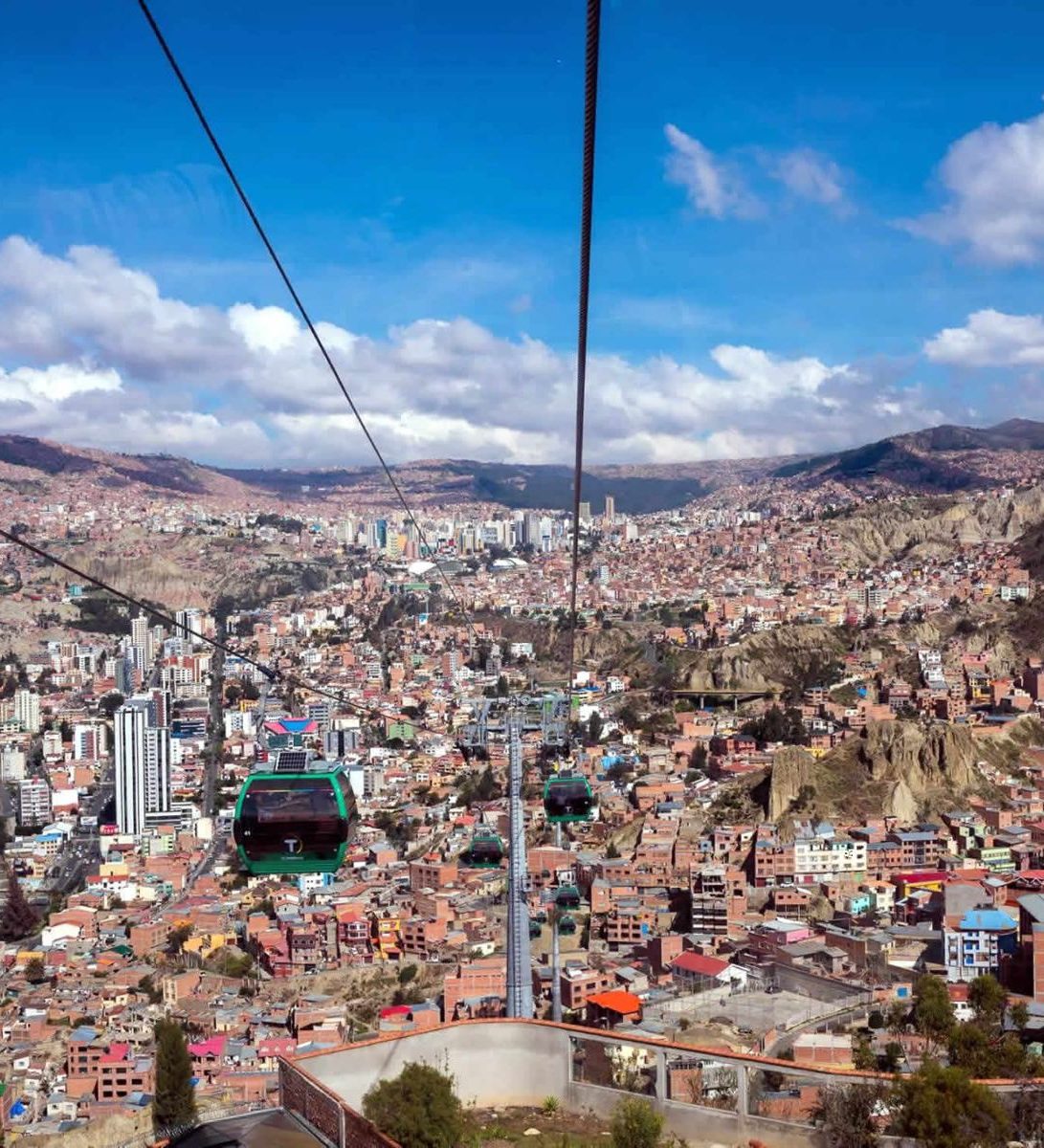 Rondreis Bolivia, La Paz, kabelbaan