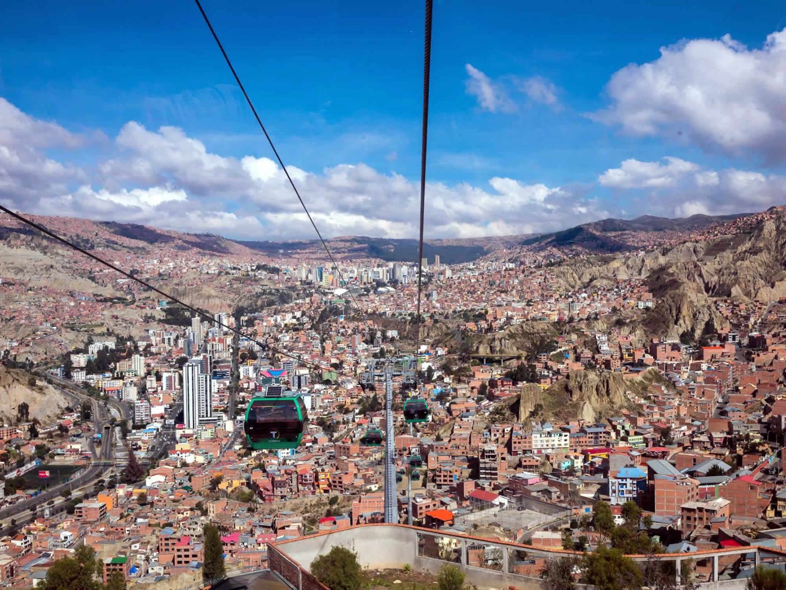 Rondreis Bolivia, La Paz, kabelbaan
