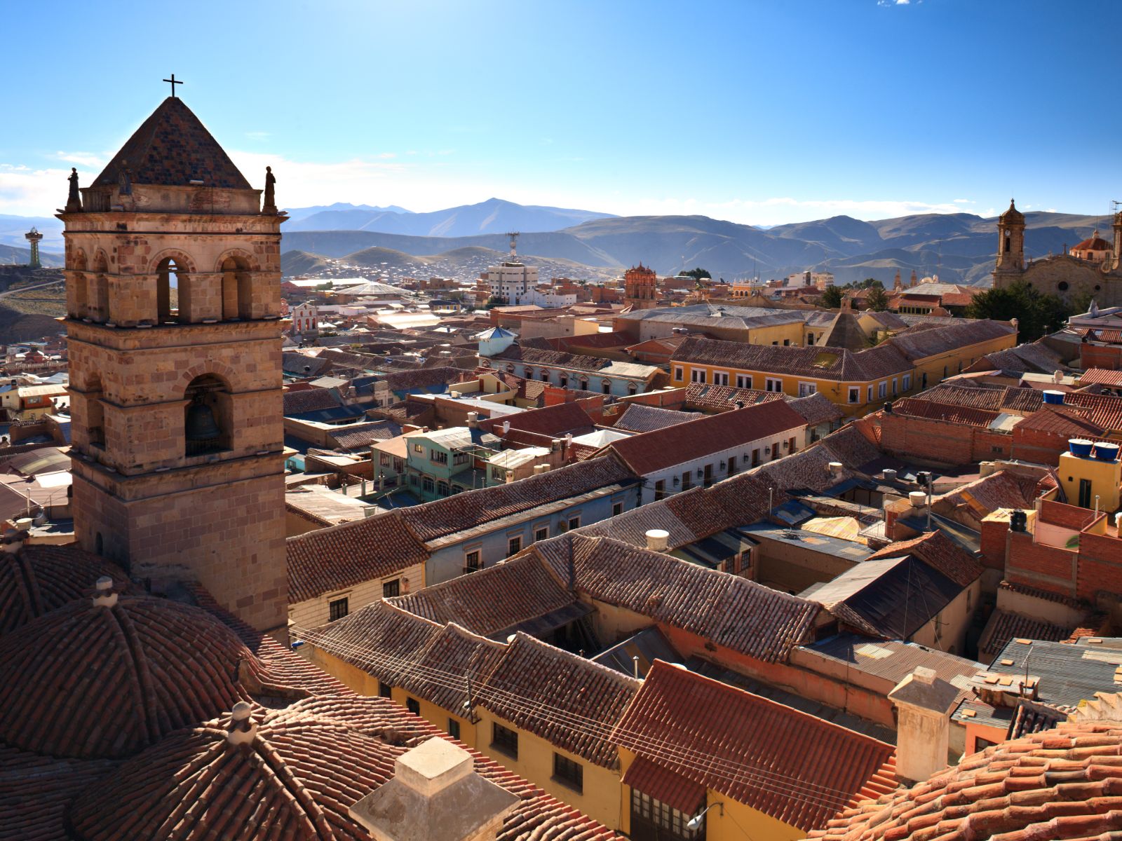 Rondreis Bolivia, Potosi, uitzicht op de stad