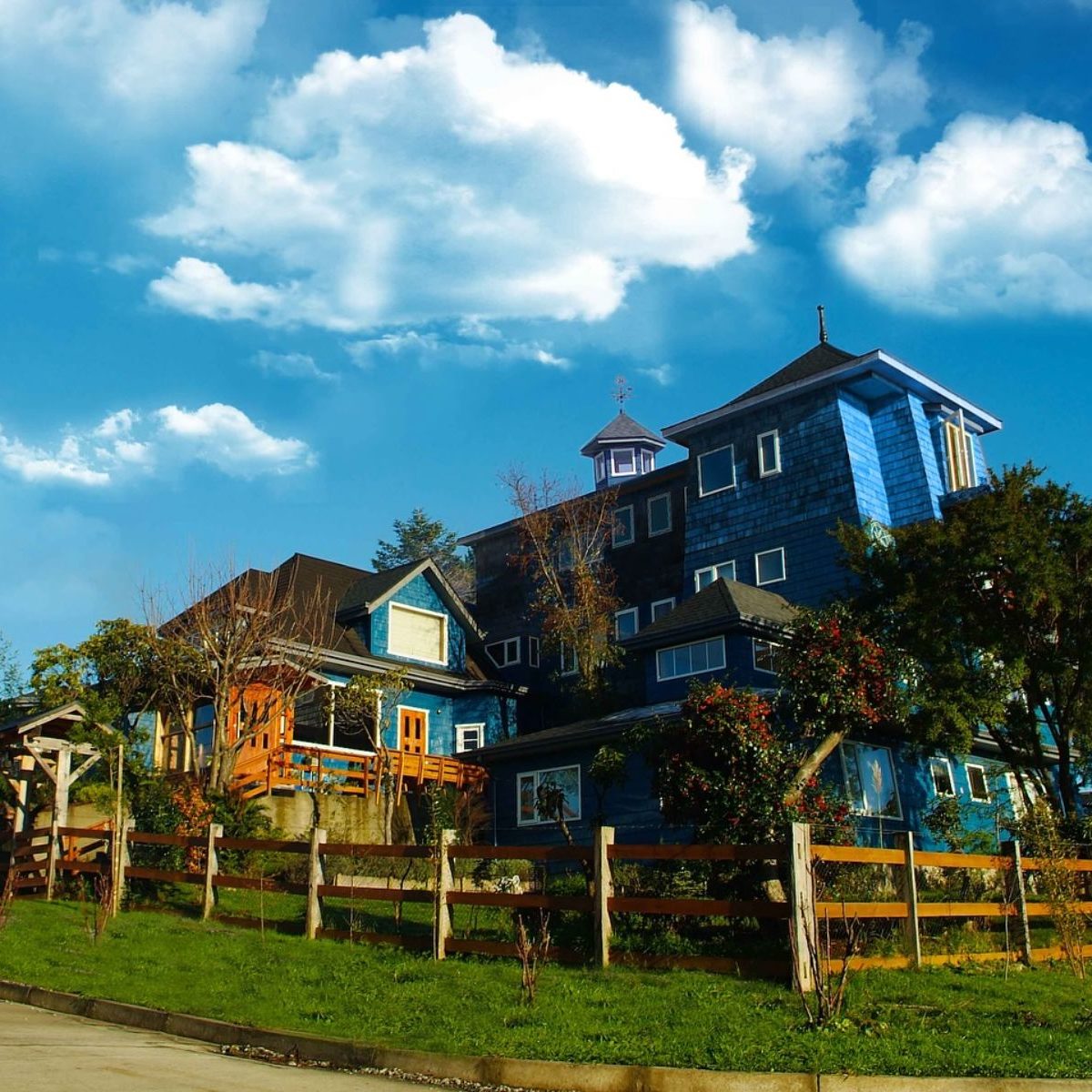 Rondreis Chili, Puerto Varas, Casa Kalfu buitenaanzicht