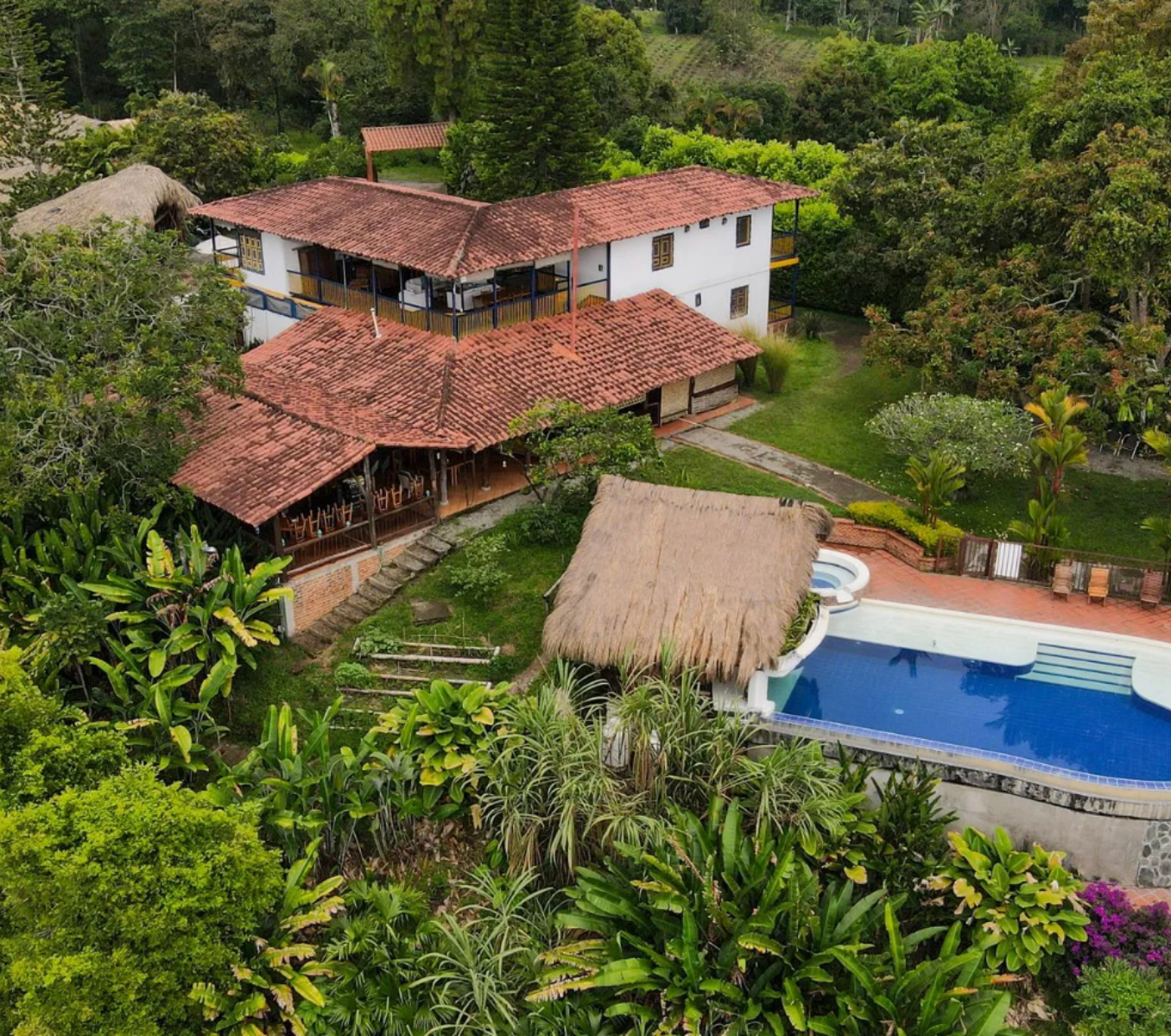 Rondreis Colombia, Armenia, Hacienda Combia Hotel