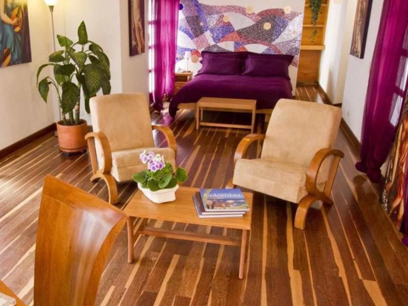 Rondreis Colombia, Bogota, Casa Deco, suite
