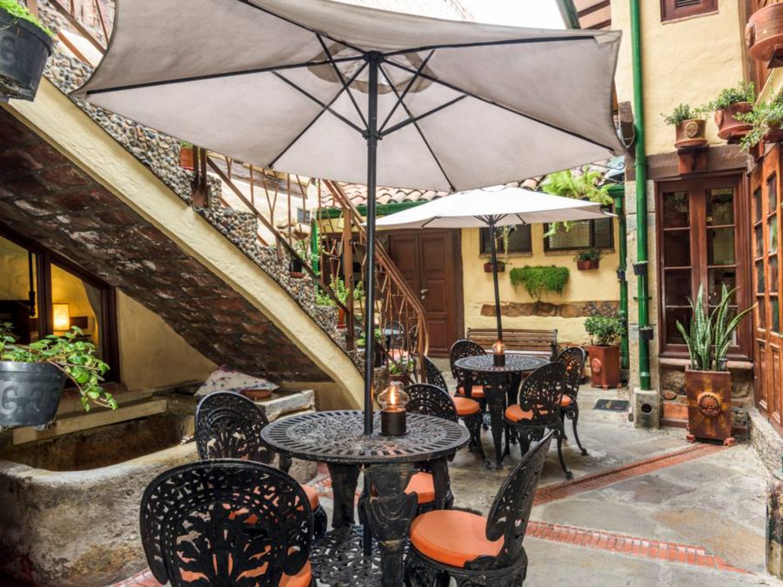 Rondreis Colombia, Bogota, Hotel Muisca, terras