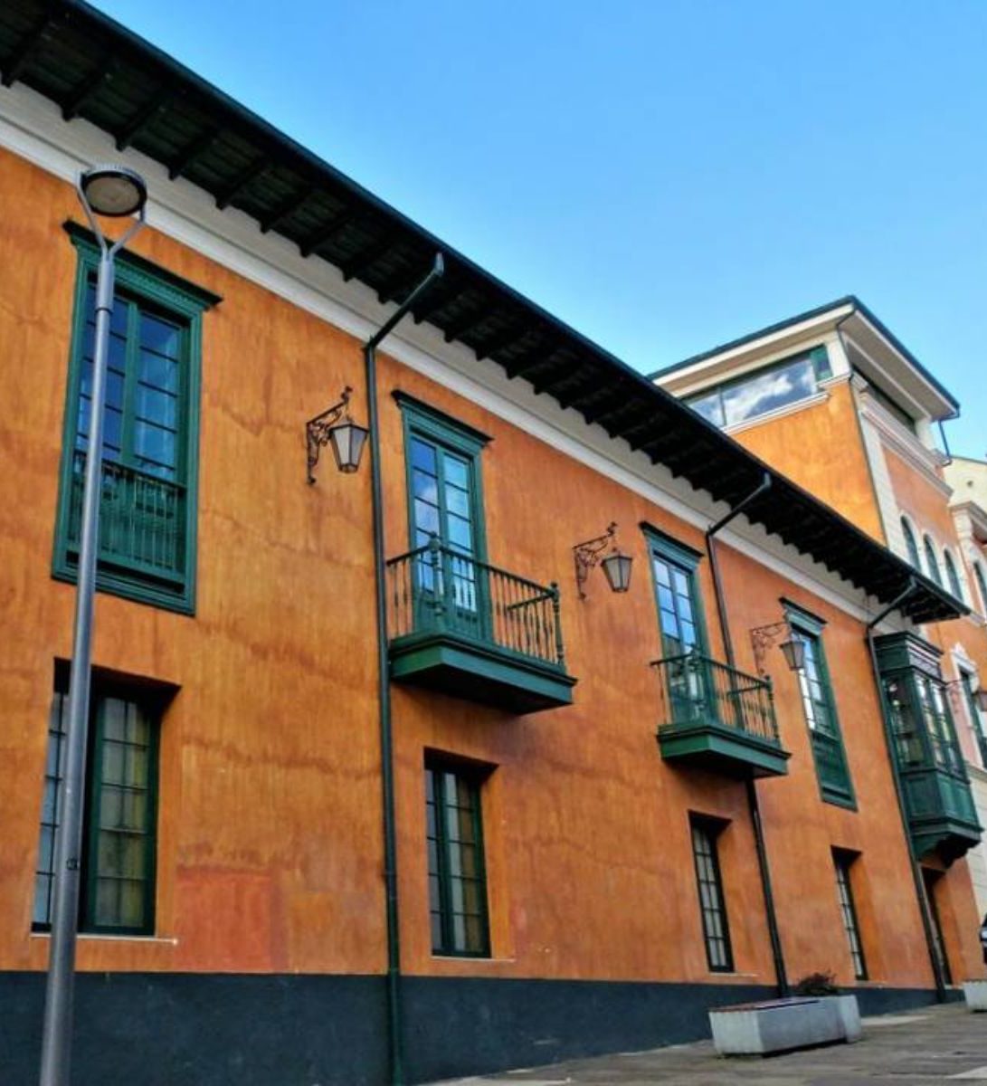 Rondreis Colombia, Bogota, Hotel de la Opera, buitenaanzicht