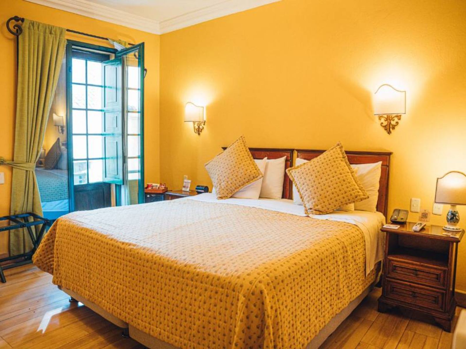 Rondreis Colombia, Bogota, Hotel de la Opera, tweepersoonskamer