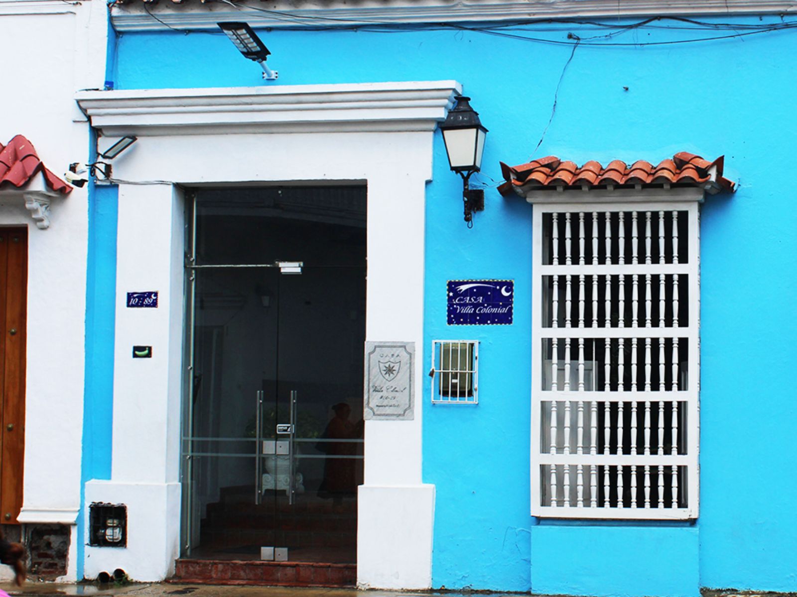Rondreis Colombia, Casa Villa, Colonial, buitenaanzicht