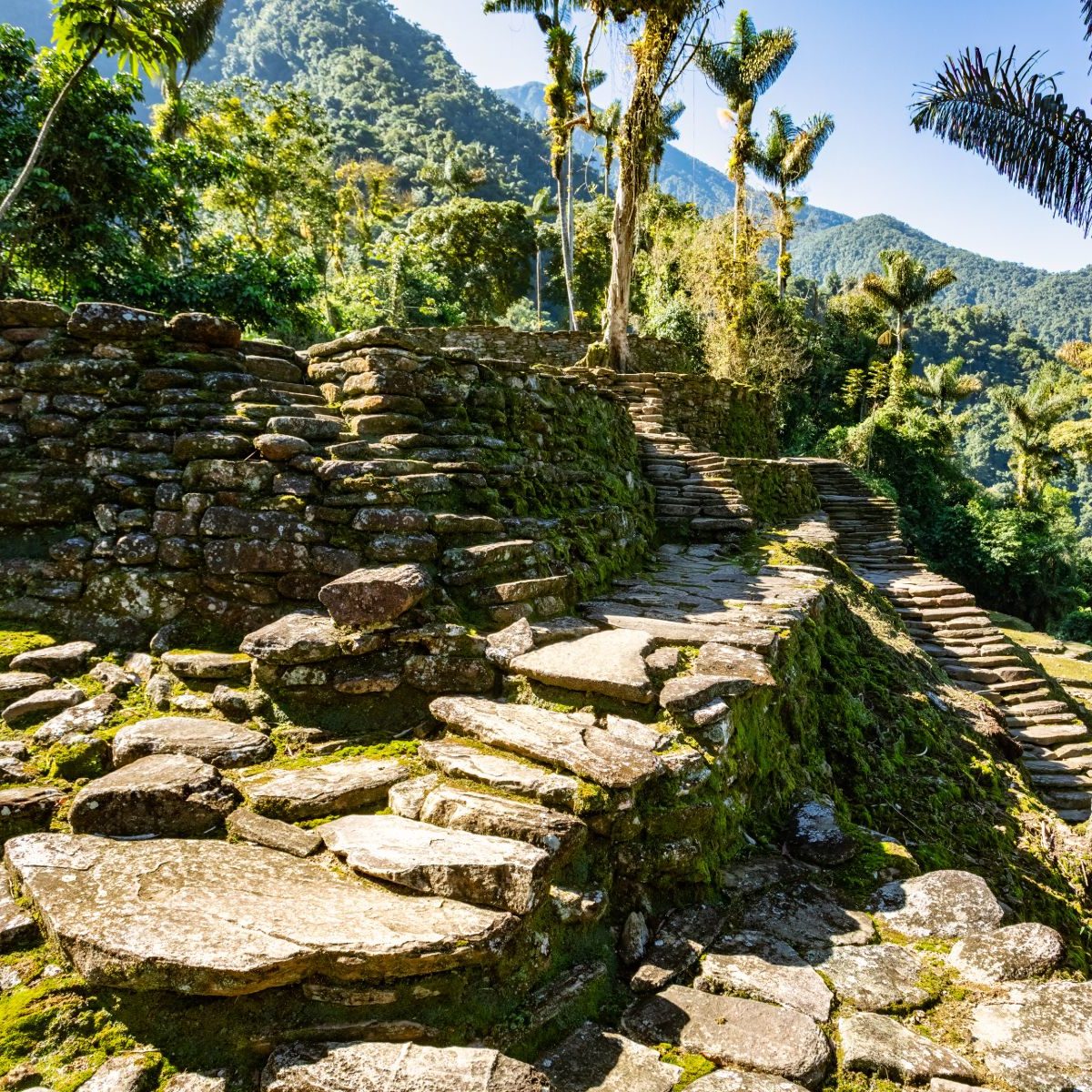 Rondreis Colombia, Ciudad Perdida, pad omhoog